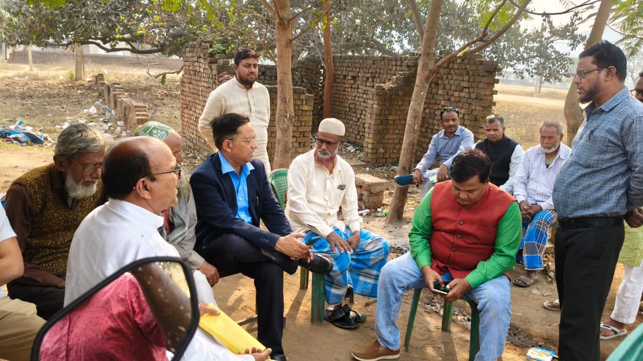 कांग्रेस समर्थित प्रत्याशी के समर्थन में जनसंपर्क अभियान