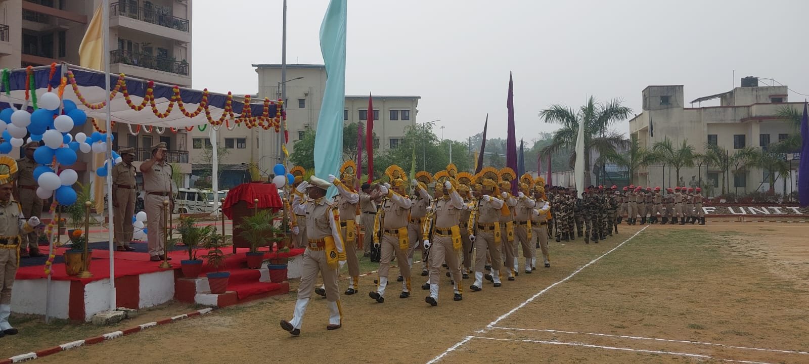 पीवीयूएनएल में सीआईएसएफ ने मनाया 57वाँ स्थापना दिवस