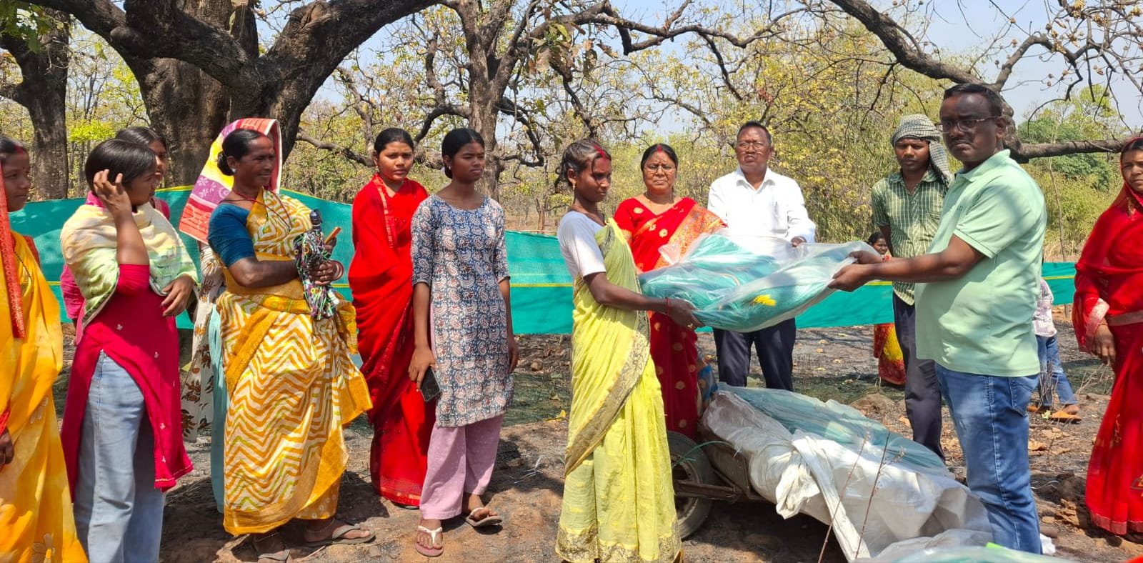 मांडू में महुआ कलेक्शन कार्य का हुआ शुभारंभ