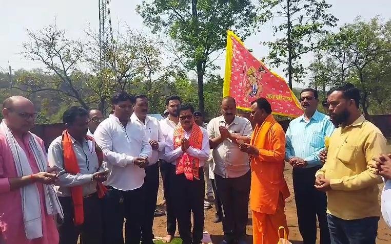 एकेसी अस्पताल में मंदिर निर्माण को लेकर शिलान्यास