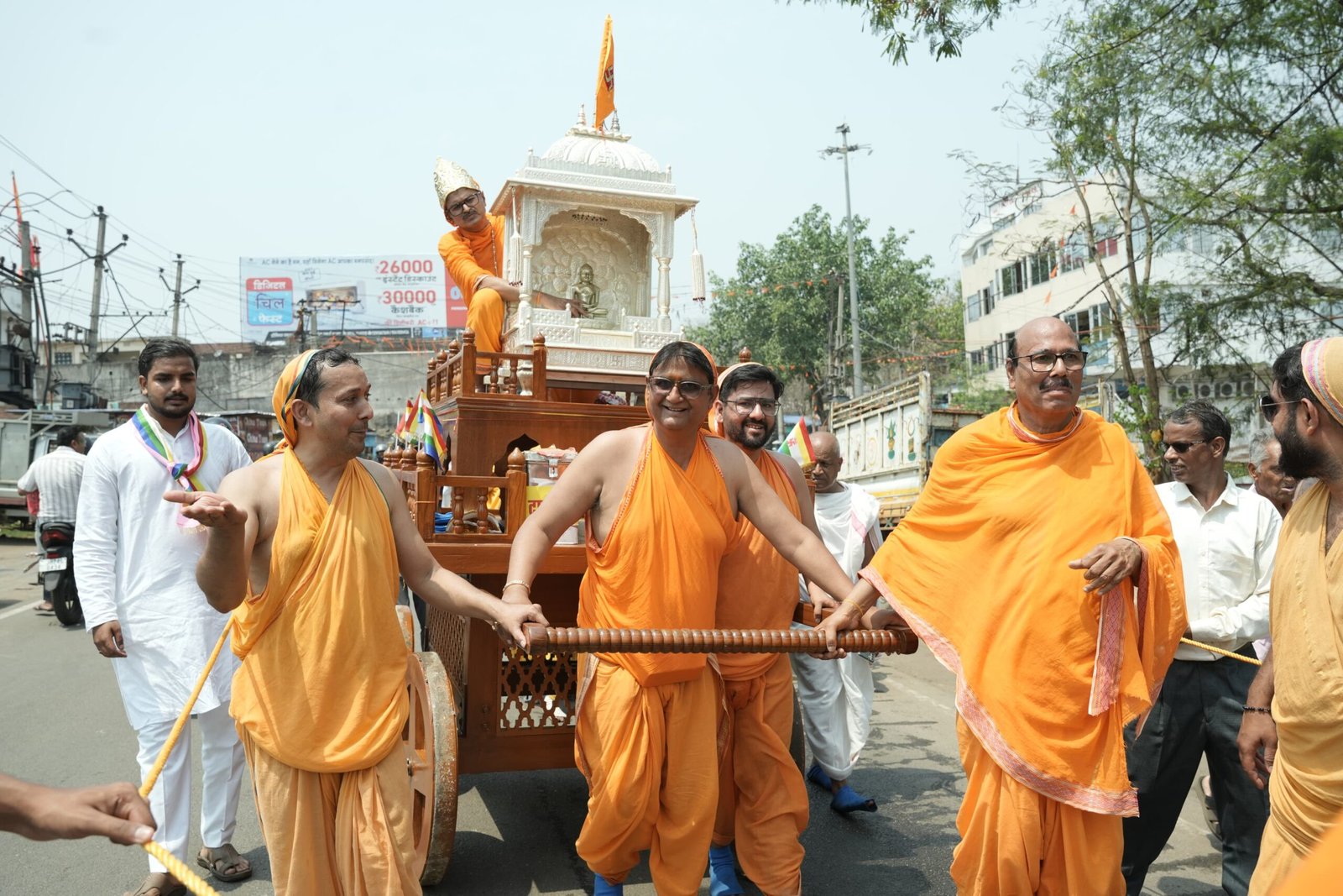 जैन समाज ने मनाया भगवान महावीर का जन्म कल्याणक महोत्सव