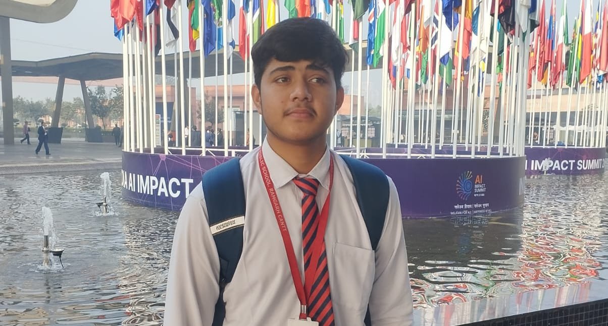 आर्मी पब्लिक स्कूल रामगढ़ के छात्र बालकृष्ण पराशर को इंस्पायर पुरस्कार