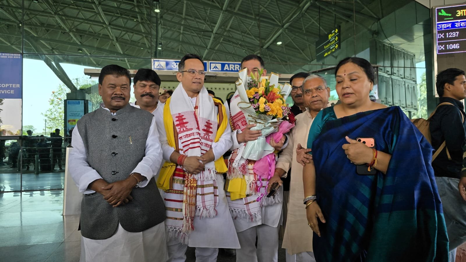 असम प्रदेश कांग्रेस अध्यक्ष और प्रभारी का रांची में स्वागत