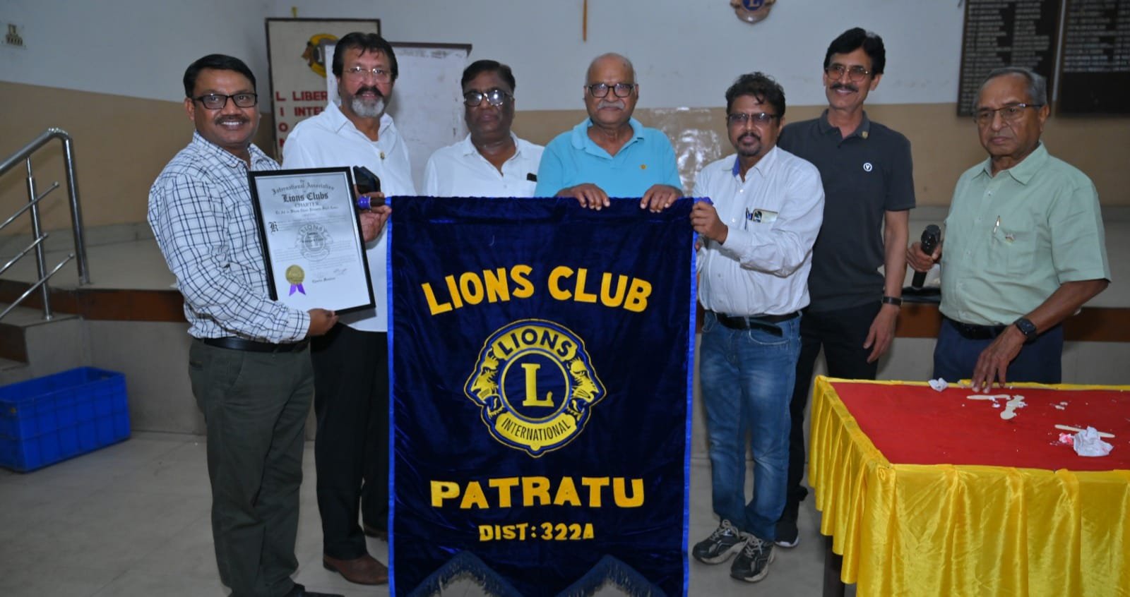 लायंस क्लब रामगढ़ कैंट के प्रयास से “लायंस क्लब ऑफ पतरातू” का गठन