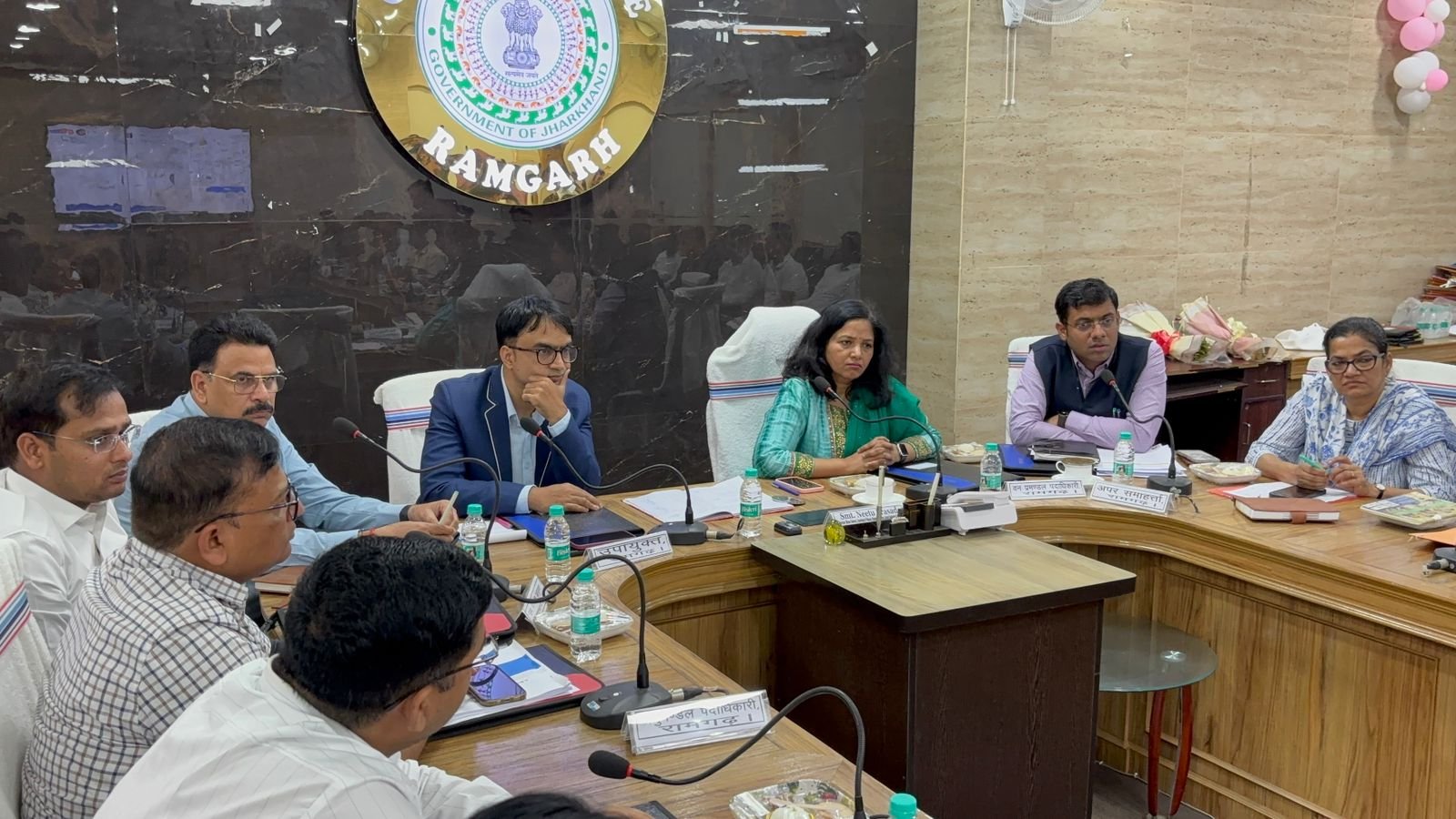 आकांक्षी जिला एवं आकांक्षी प्रखंड कार्यक्रम के तहत संयुक्त सचिव ने की उच्चस्तरीय समीक्षा बैठक