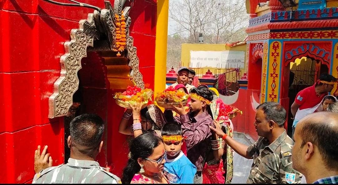 मां छिन्नमस्तिका मंदिर में चैत्र नवरात्रि की भव्य शुभारंभ