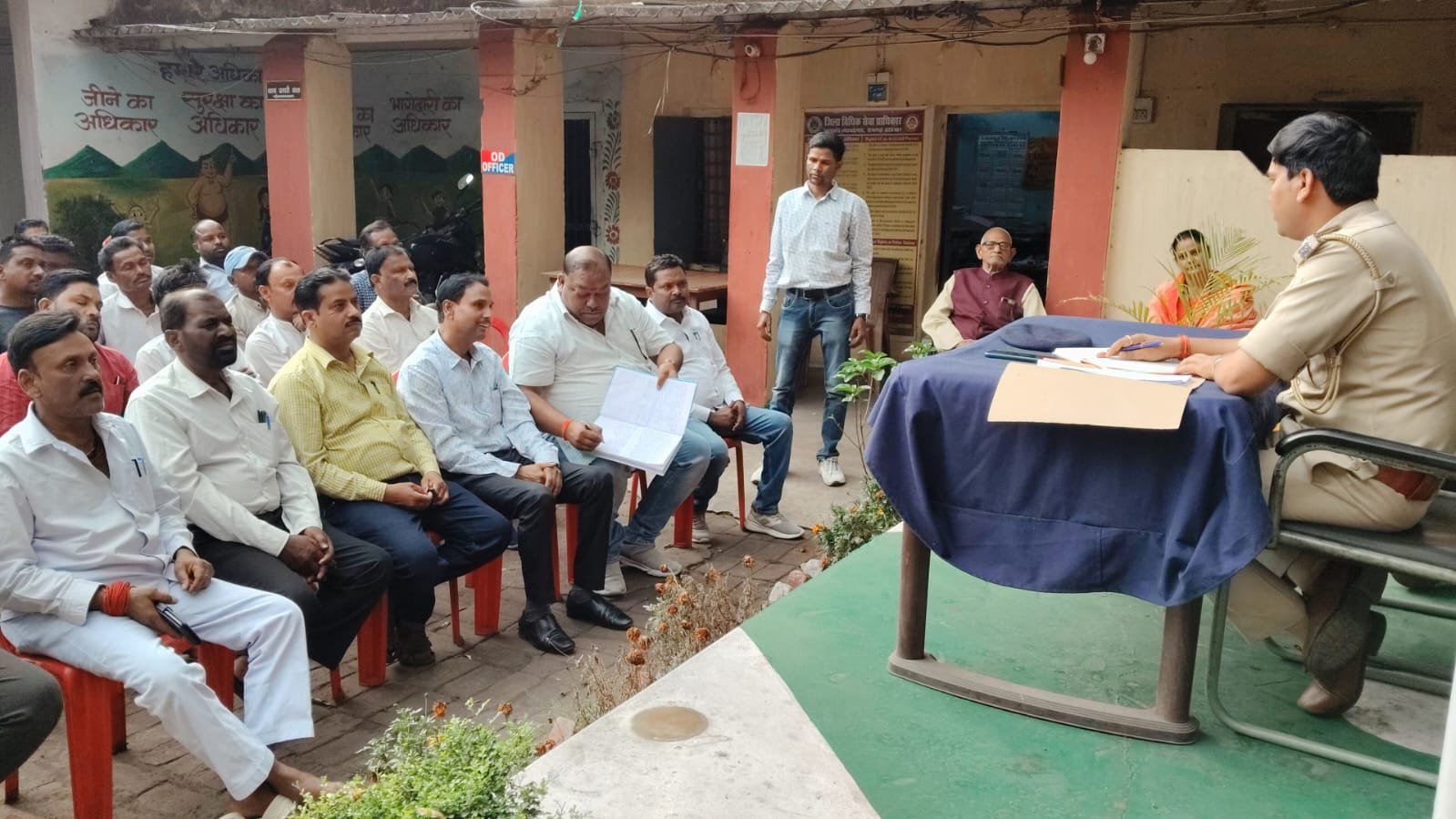 सरहुल, ईद उल फितर व रामनवमी को लेकर ओपी परिसर में शांति समिति के बैठक संपन्न