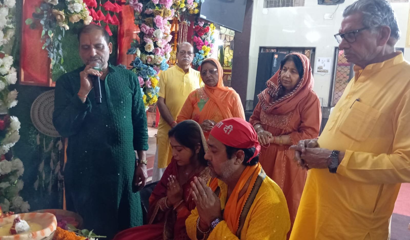 माता वैष्णों देवी मंदिर में सजाई गई माता की चौकी, भक्ति गीतों से झूमे श्रद्धालु