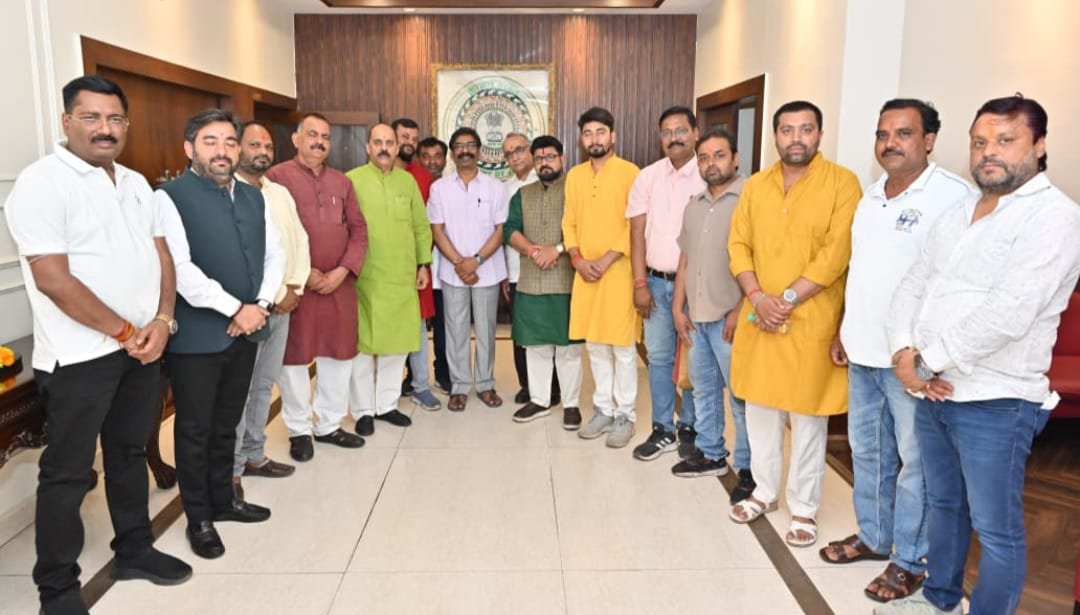 रामनवमी महोत्सव के मद्देनजर मुख्यमंत्री से मिला प्रतिनिधिमंडल
