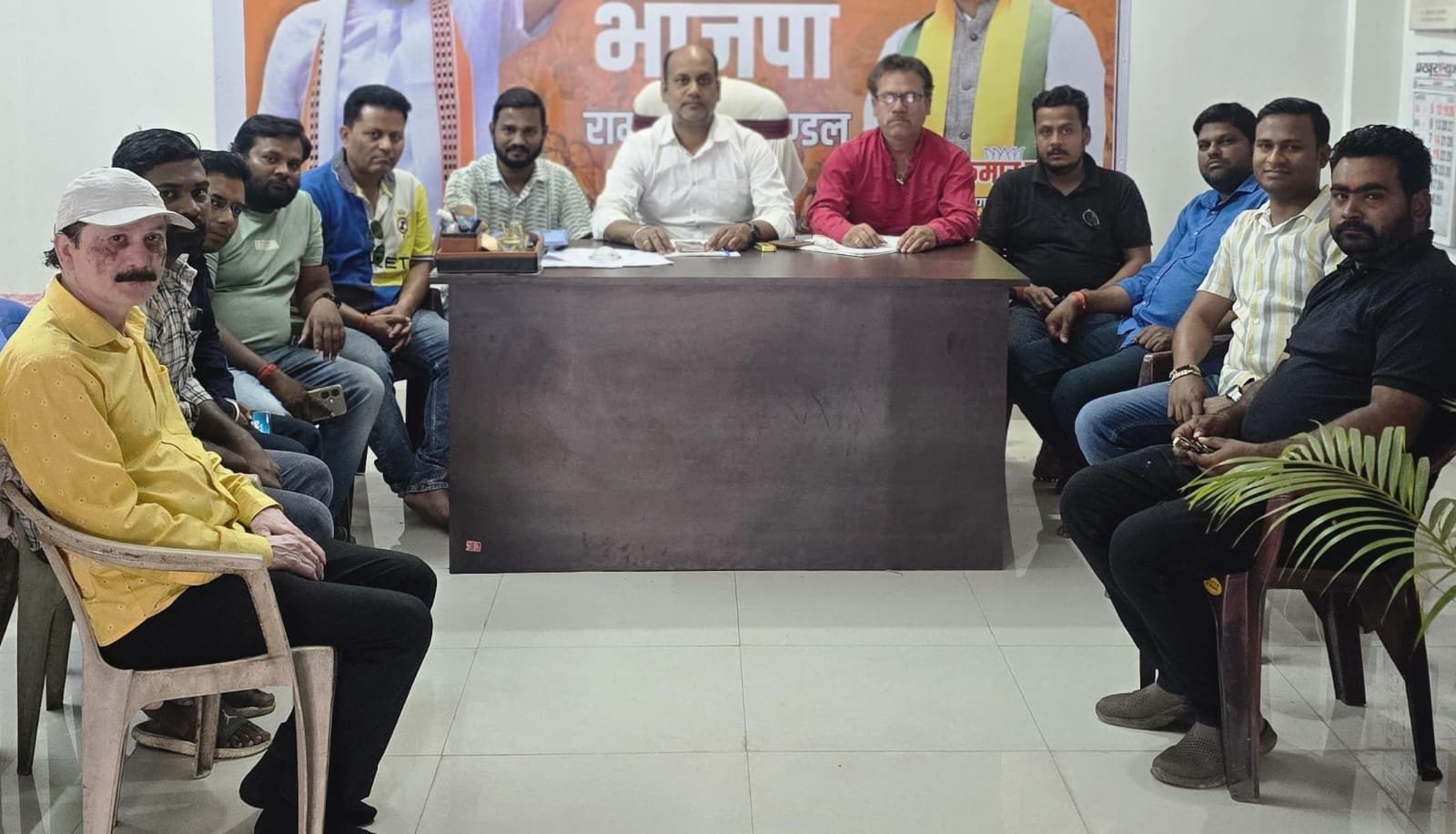 भाजपा स्थापना दिवस के अवसर पर कार्यक्रम का आयोजन