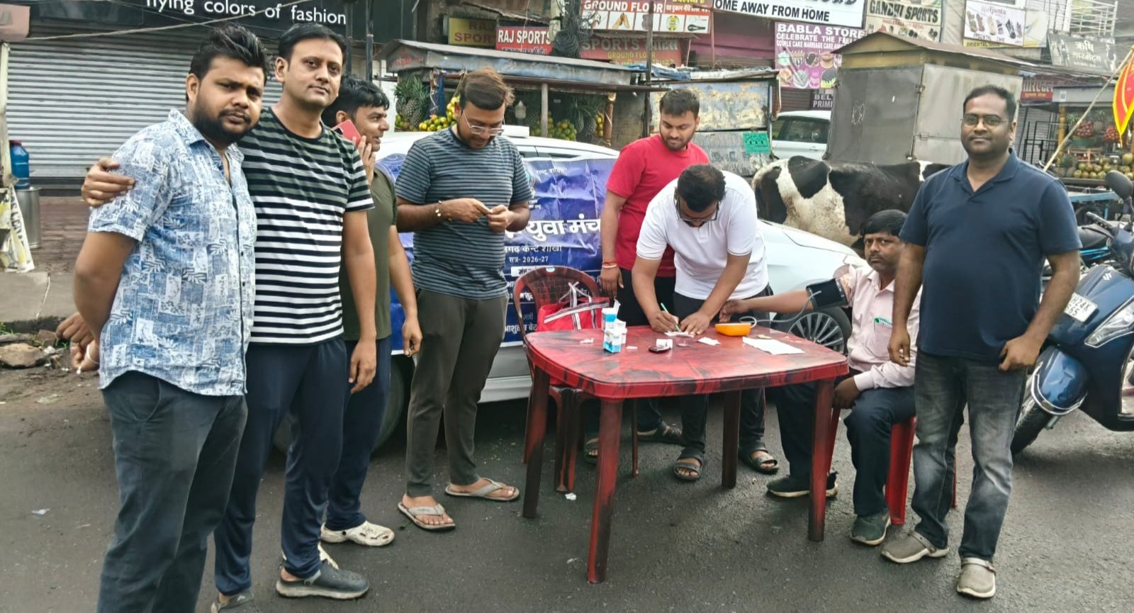 विश्व स्वास्थ्य दिवस पर मारवाड़ी युवा मंच द्वारा स्वास्थ्य शिविर का आयोजन