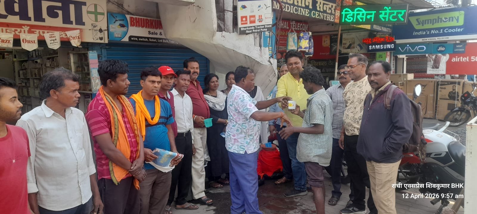 पुरान राम चौक के पास प्याऊ खुला, राहगीरों को गर्मी से मिलेगी राहत