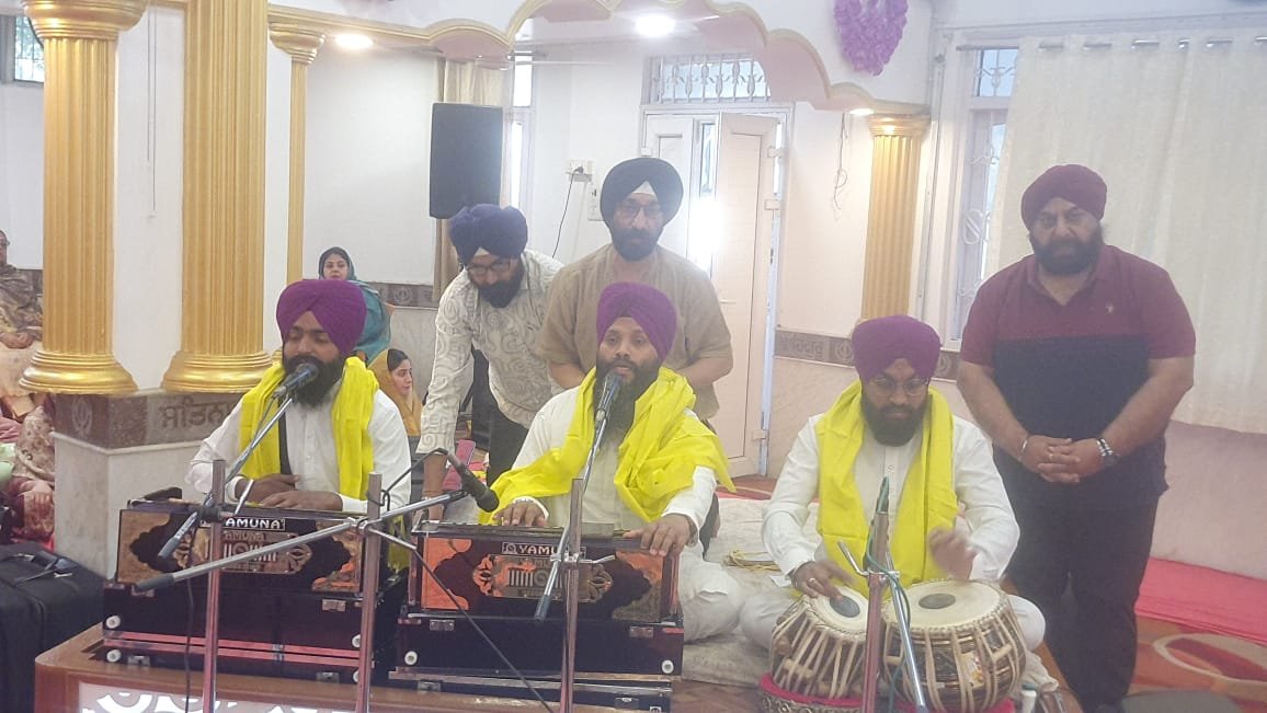 रामगढ़ गुरुद्वारा साहिब में धूमधाम से मनाया गया बैसाखी का पर्व