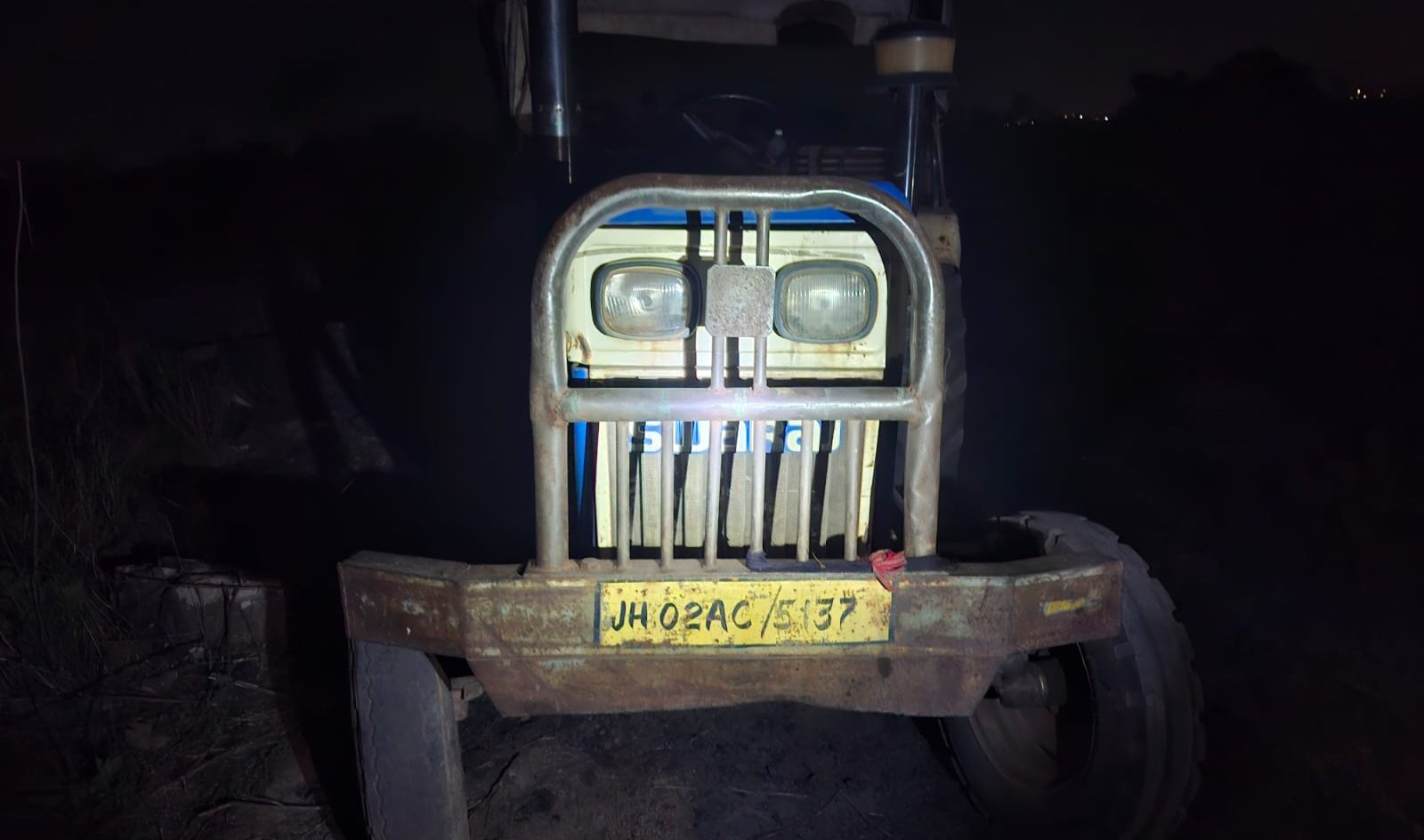 कुजू पुलिस ने 3 टन अवैध स्टीम कोयला लोड ट्रैक्टर को किया जब्त