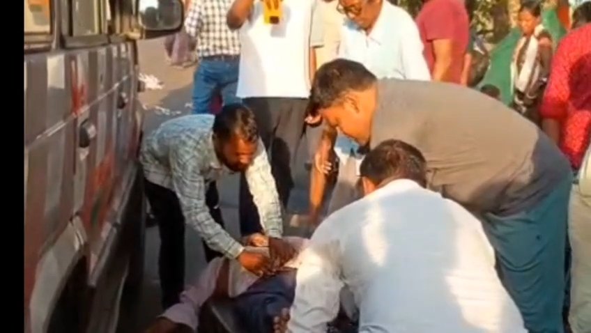 तेज रफ्तार बाइक की टक्कर से बुजुर्ग की मौत