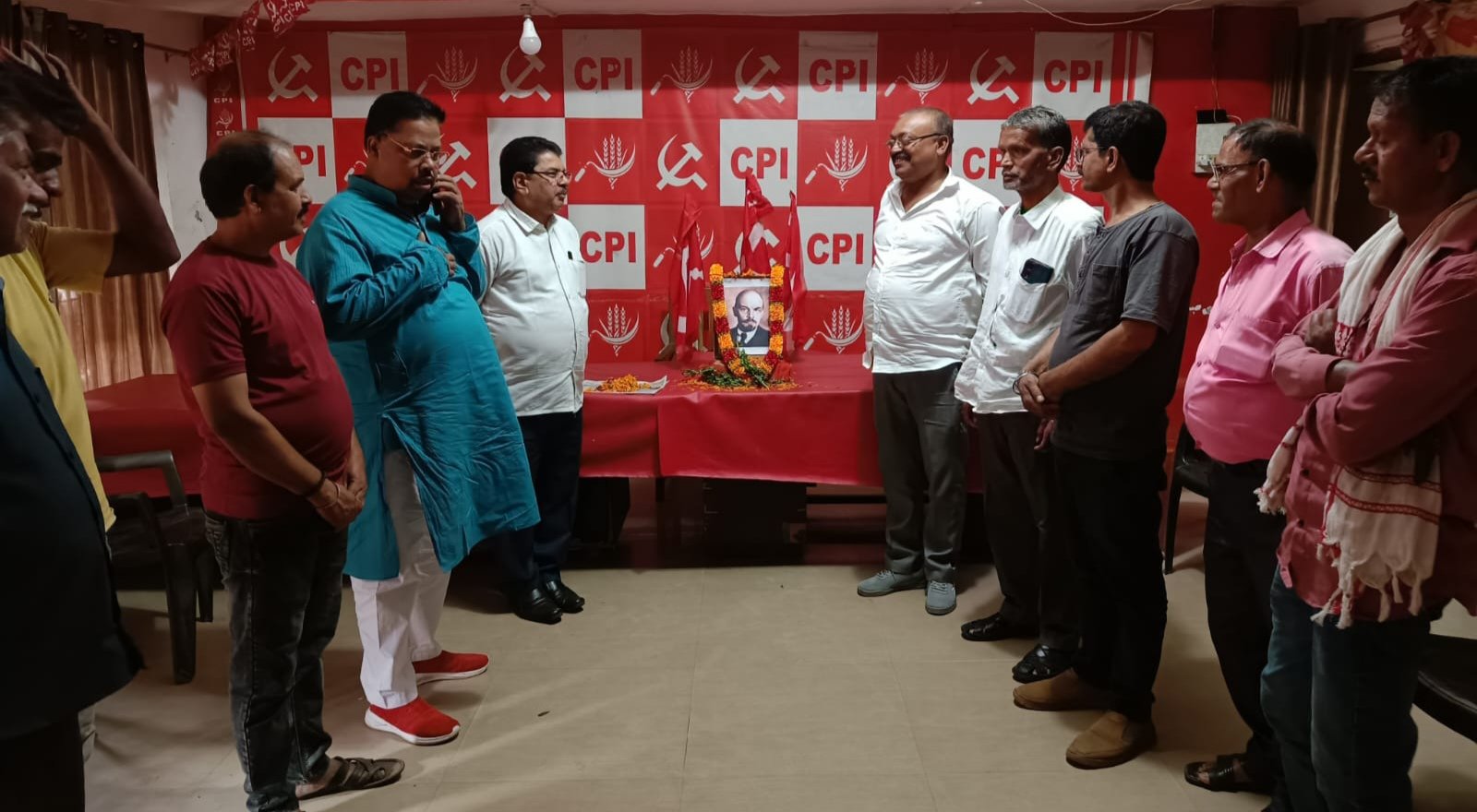 कामरेड लेनिन की 156 वीं जयंती मनाई गई