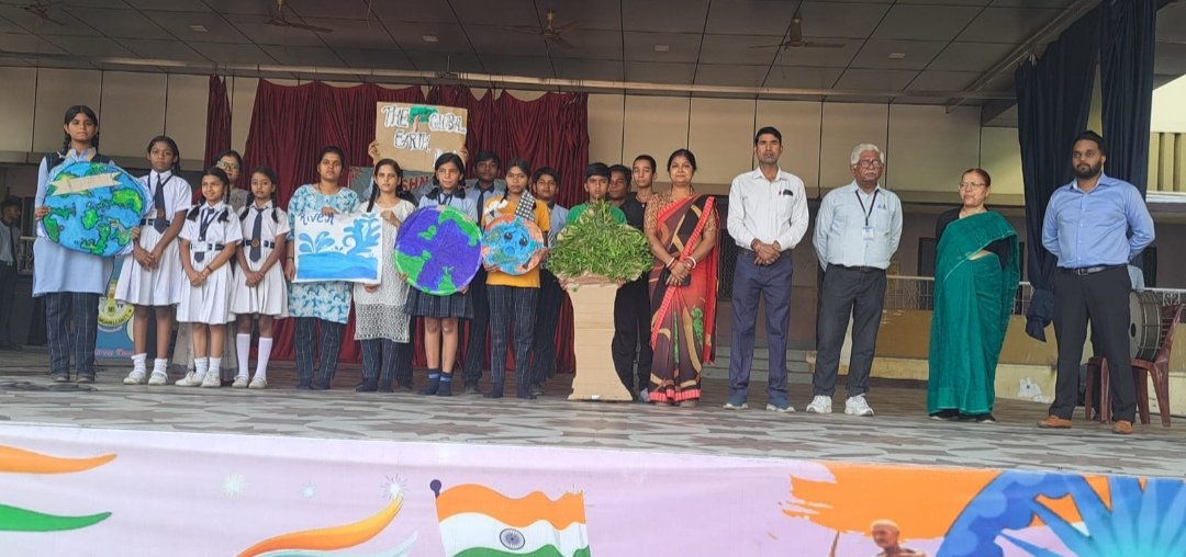श्री कृष्ण विद्या मंदिर में हरित चेतना का संचार, मनाया गया पृथ्वी दिवस