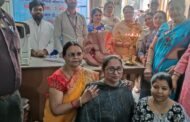 मारवाड़ी महिला सम्मेलन ने नेत्र जांच शिविर का आयोजन किया