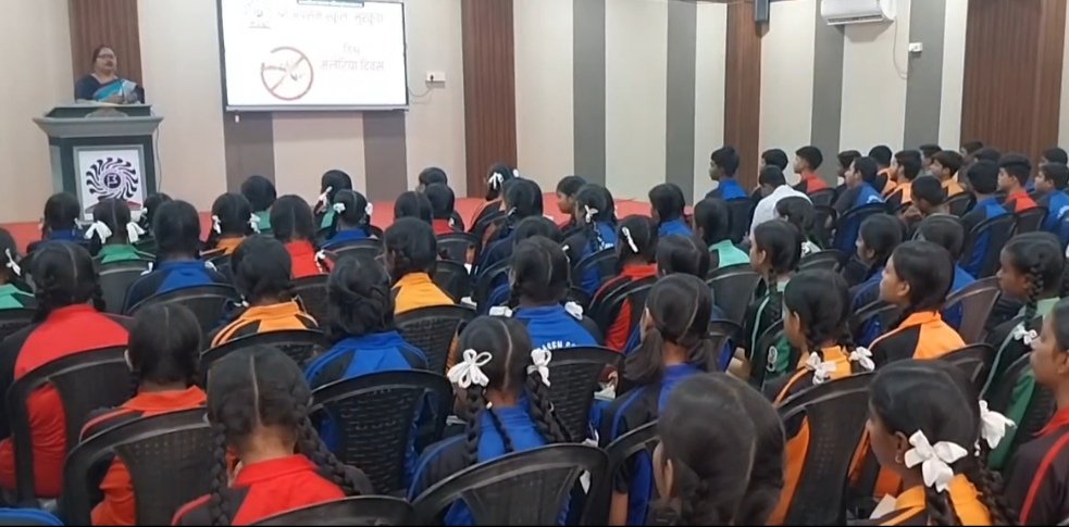 श्री अग्रसेन स्कूल में मलेरिया पर जागरूकता कार्यक्रम का आयोजन