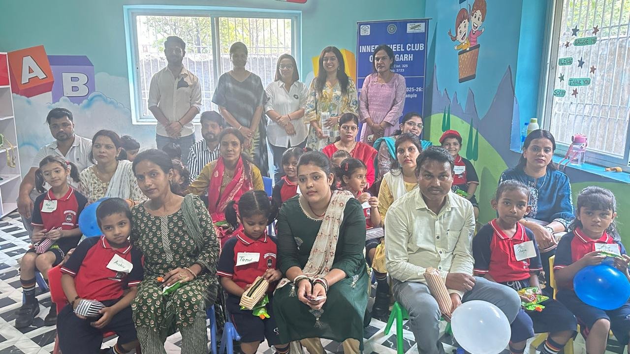 इनरव्हील क्लब रामगढ़ ने विशेष ब्रेन जिम कक्षा का आयोजन किया