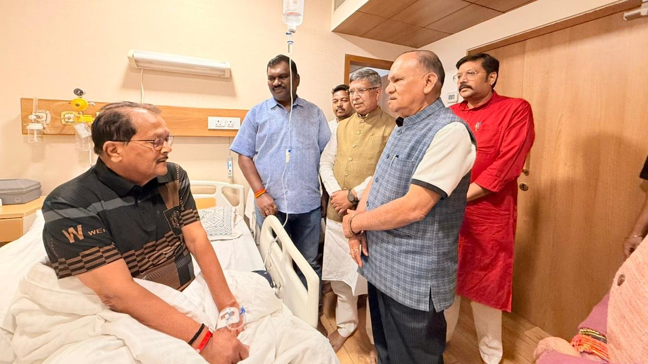 भाजपा नेताओं ने वित्त मंत्री का हालचाल जाना, शीघ्र स्वास्थ्य लाभ की कामना