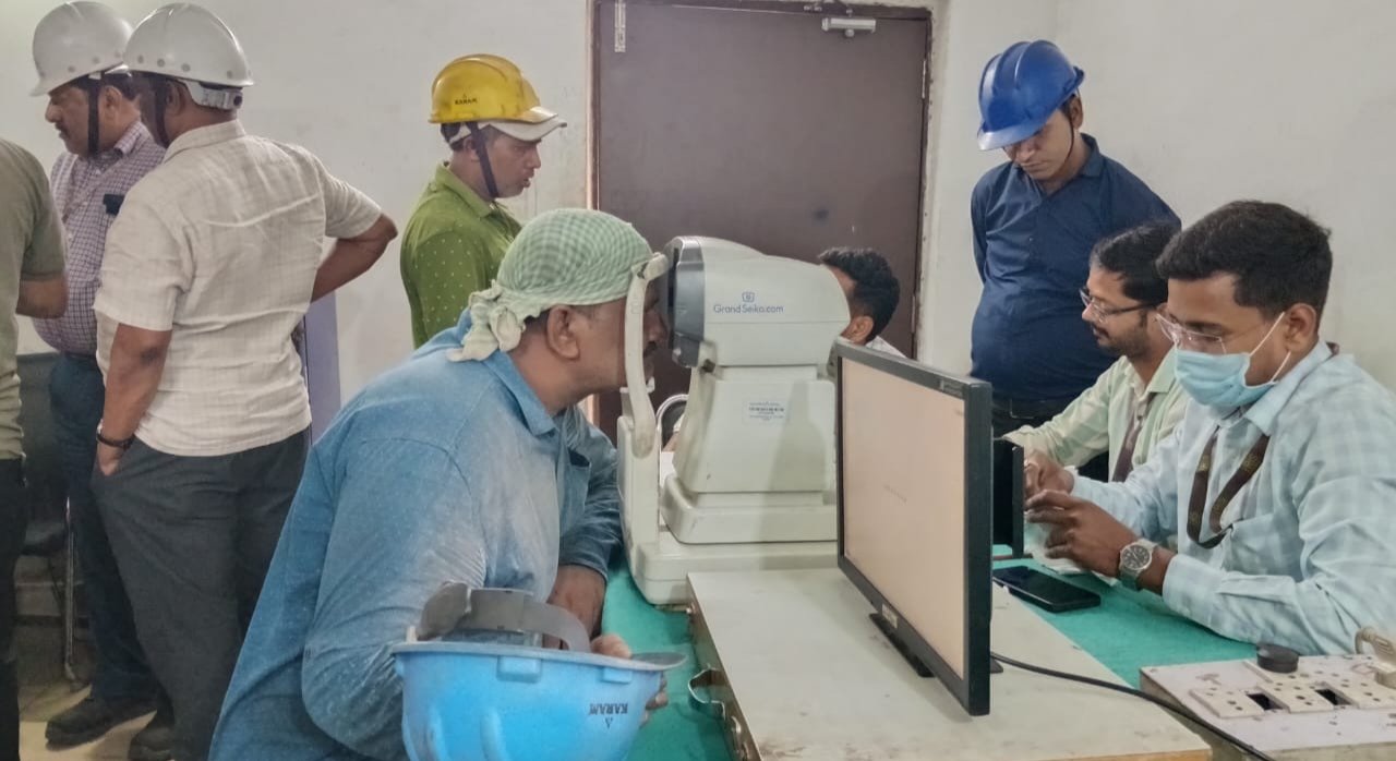 बिहार फाउंड्री एंड कास्टिंग्स लिमिटेड में निःशुल्क नेत्र जांच शिविर का आयोजन