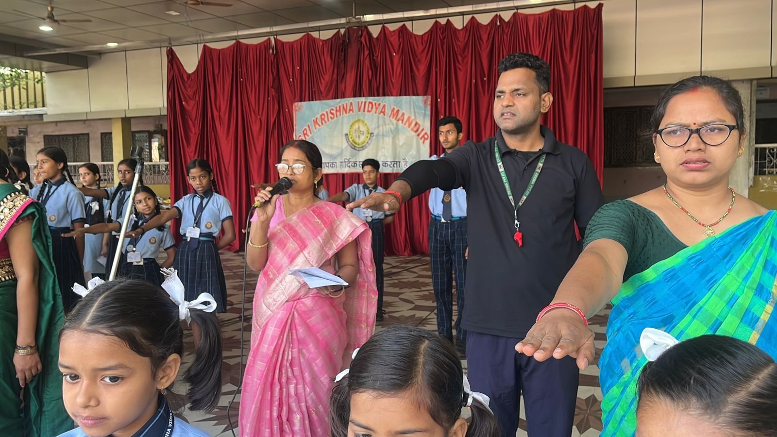 ‘‘स्वस्थ मन - स्वस्थ तन‘‘  श्री कृष्ण विद्या मंदिर में गूंजा स्वास्थ्य चेतना का स्वर