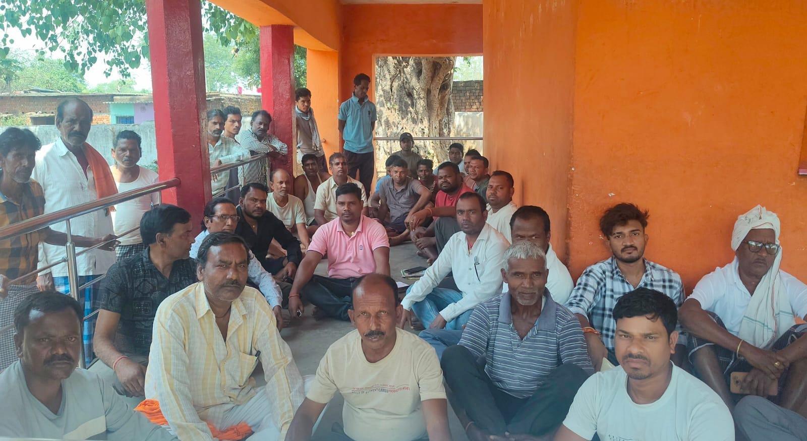 मंडा पूजा सह मेला की तैयारी को लेकर ग्रामीणों की हुई बैठक