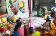 श्री लक्ष्मी नारायण मंदिर गोला में श्री सत्यनारायण पूजा और रुद्र अभिषेक किया गया