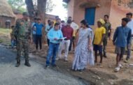 विधायक ममता देवी ने पथ सुदृढीकरण कार्य का निरीक्षण किया