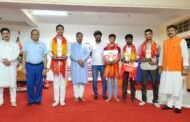 रामप्रसाद चंद्रभान सरस्वती शिशु विद्या मंदिर में सम्मान समारोह 