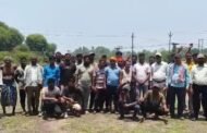 संगम माइंस में बीएलए कंपनी के खिलाफ झारखंडी बेरोजगार संघर्ष मोर्चा द्वारा विरोध