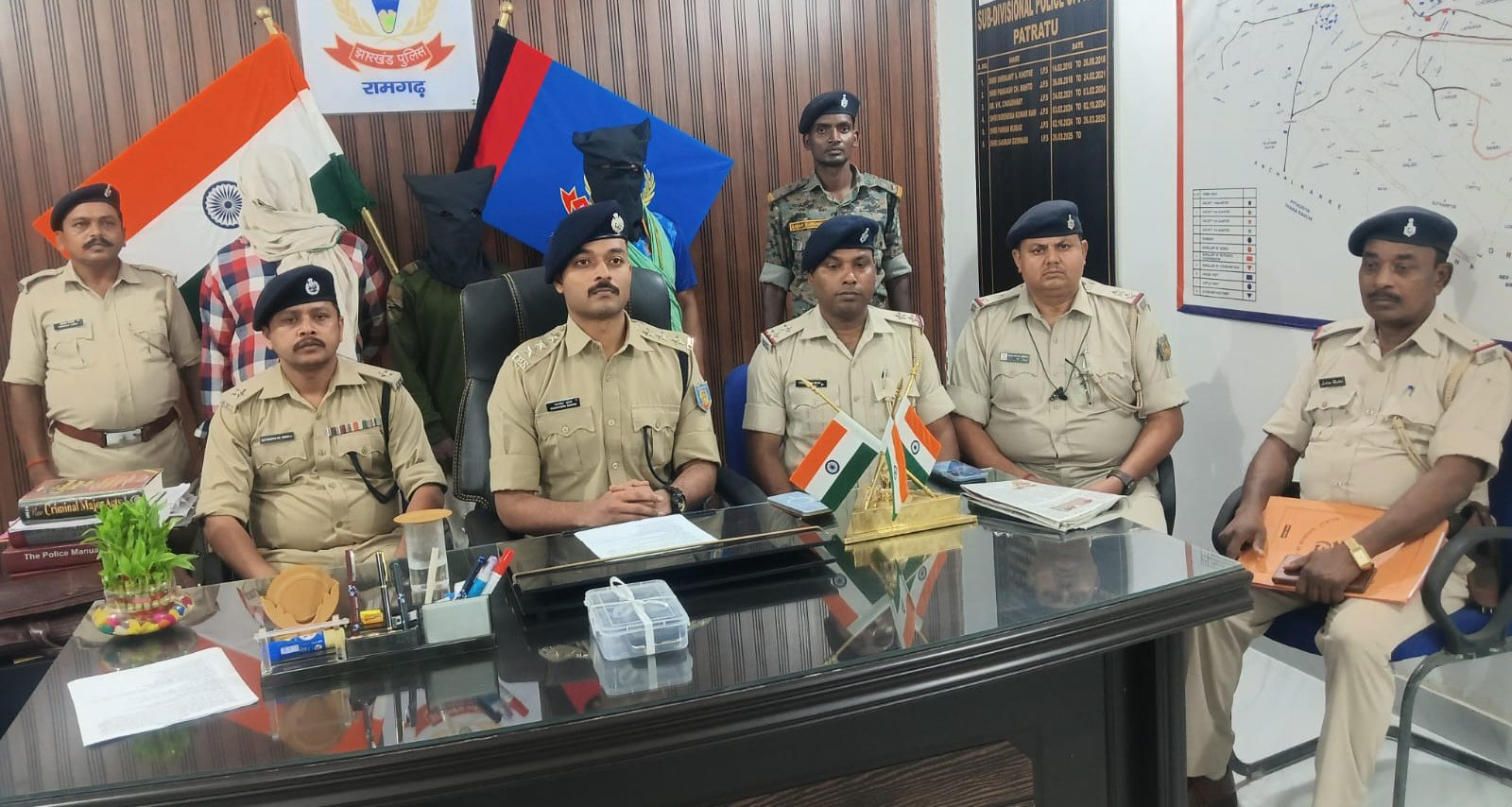 पतरातू पुलिस ने बासल से चोरी गई ट्रैक्टर और ट्राली को किया बरामद 