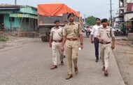 भुरकुंडा में पुलिस ने प्रहरी के तहत किया पैदल गश्ती