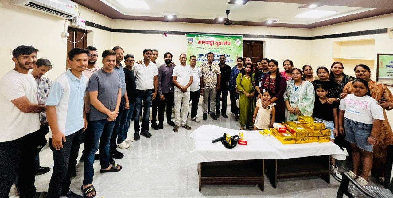 विश्व प्रेस स्वतंत्रता दिवस पर मारवाड़ी युवा मंच द्वारा मीडिया कर्मियों का सम्मान