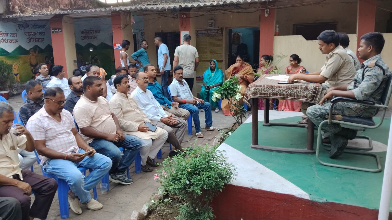 शांति समिति के बैठक संपन्न :अफवाह फैलाने वालों पर होगी कड़ी कार्रवाई