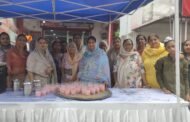 गुरु अर्जन देव जी के शहीदी गुरु पर्व के उपलक्ष में बाटा गया ठंडा शरबत