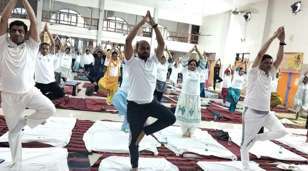12वें अंतर्राष्ट्रीय योग दिवस पर जिला आयुष समिति द्वारा भव्य कार्यक्रम का आयोजन