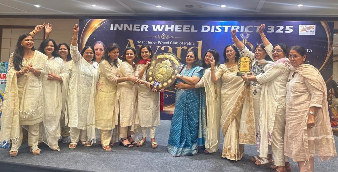 इनरव्हील क्लब ऑफ रामगढ़ ने रचा नया कीर्तिमान,सभी 8 श्रेणियों में प्राप्त किए प्रतिष्ठित पुरस्कार