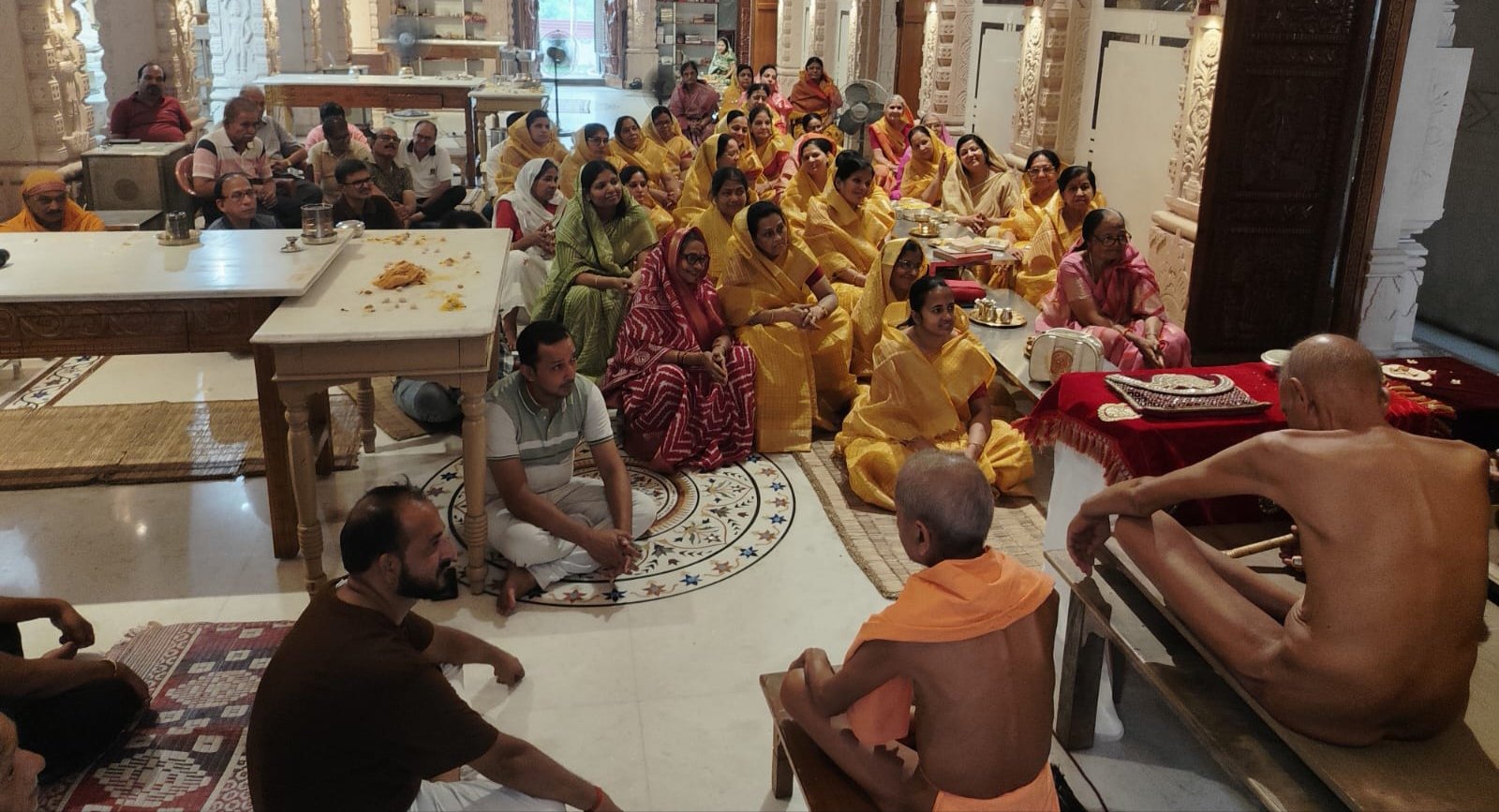 श्री दिगंबर जैन मंदिर रामगढ़ में मुनि संघ का मंगल प्रवेश