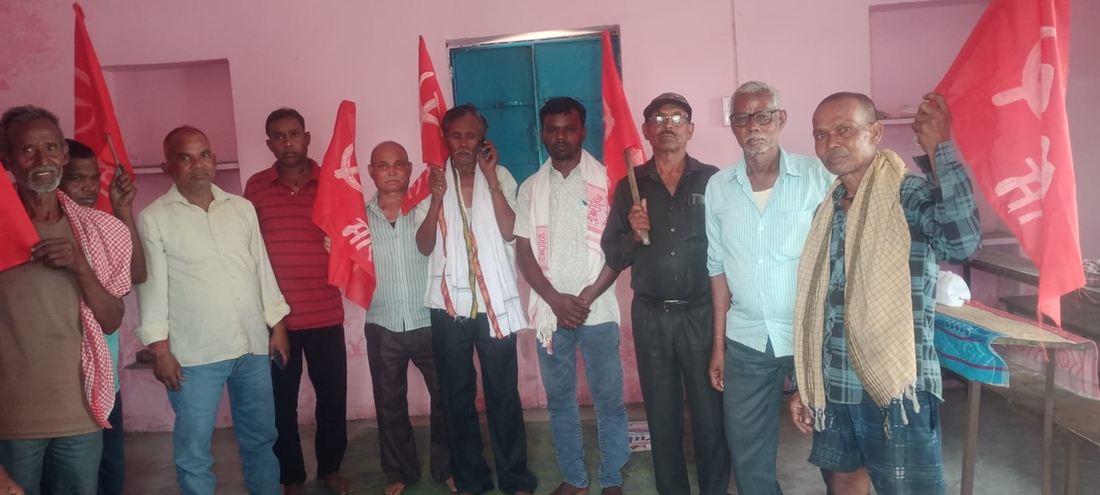 भाकपा माले कमेटी की बैठक हेसला में संपन्न