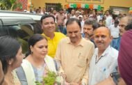 ग्रामीण विकास मंत्री दीपिका पांडेय का किया गया स्वागत
