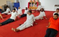 अंतरराष्ट्रीय योग दिवस पर सरस्वती शिशु विद्या मंदिर में हुआ भव्य योग कार्यक्रम