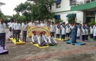 विश्व योग दिवस पर डॉ एस राधाकृष्णन शिक्षक प्रशिक्षण महाविद्यालय में कार्यक्रम