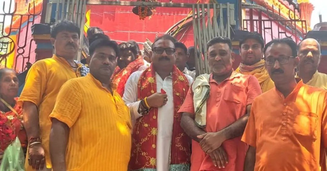 बिहार के मंत्री अशोक चौधरी ने माँ छिन्नमस्तिका की पूजा अर्चना किया