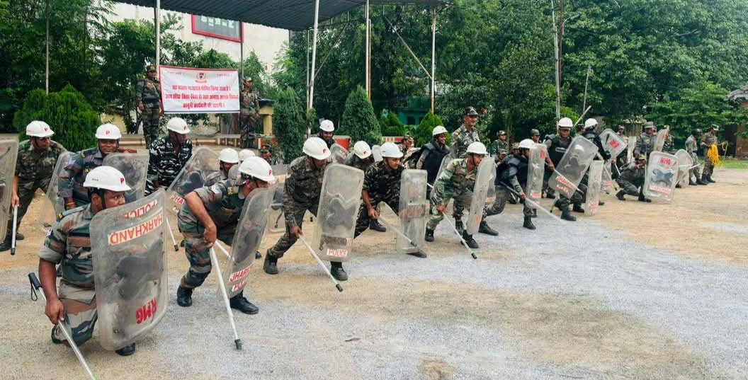 मोहर्रम पर्व 2026 को शांतिपूर्ण एवं सुरक्षित संपन्न कराने को लेकर पुलिस ने किया मॉक ड्रिल
