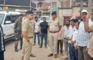 मुहर्रम पर्व को देखते हुए जिला के एसपी ने कई थाना क्षेत्र का दौरा किया