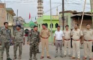 मुहर्रम की पूर्व संध्या पुलिस ने किया फ्लैग मार्च