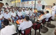 मांडू के विस्थापित आदिवासियों गांवों के प्रतिनिधियों का हजारीबाग सांसद सेवा कार्यालय में हुआ जुटान