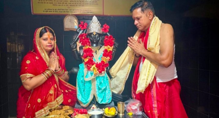शनि देव मंदिर का धूमधाम से मनाया गया 14 वां वार्षिक उत्सव